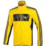 2019U hommes adidas vestes modeles explosion mode promotions enumeres jaune noir